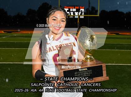 Thumbnail 2 in Salpointe Catholic vs. Eastmark (AIA 4A Final - Awards) photogallery.