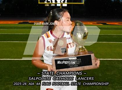 Thumbnail 2 in Salpointe Catholic vs. Eastmark (AIA 4A Final - Awards) photogallery.