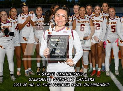 Thumbnail 3 in Salpointe Catholic vs. Eastmark (AIA 4A Final - Awards) photogallery.