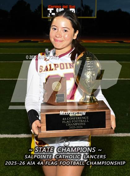 Thumbnail 2 in Salpointe Catholic vs. Eastmark (AIA 4A Final - Awards) photogallery.