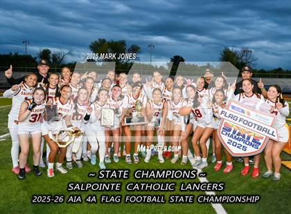 Thumbnail 2 in Salpointe Catholic vs. Eastmark (AIA 4A Final - Awards) photogallery.