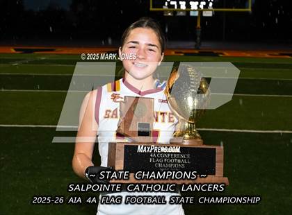 Thumbnail 1 in Salpointe Catholic vs. Eastmark (AIA 4A Final - Awards) photogallery.