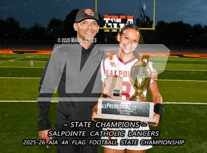 Thumbnail 1 in Salpointe Catholic vs. Eastmark (AIA 4A Final - Awards) photogallery.