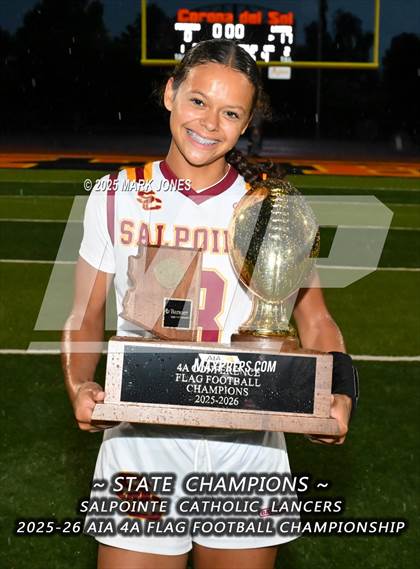 Thumbnail 1 in Salpointe Catholic vs. Eastmark (AIA 4A Final - Awards) photogallery.