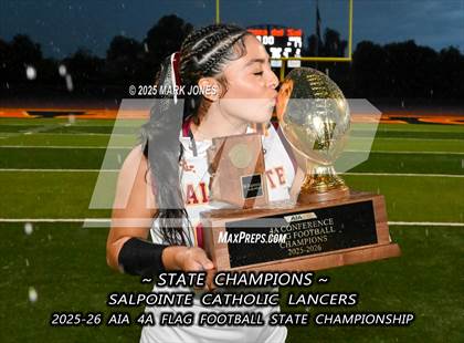 Thumbnail 1 in Salpointe Catholic vs. Eastmark (AIA 4A Final - Awards) photogallery.