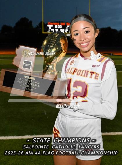 Thumbnail 2 in Salpointe Catholic vs. Eastmark (AIA 4A Final - Awards) photogallery.