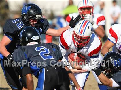Thumbnail 3 in Faith Baptist @ Windward (CIF SS D1 8-Man Playoffs) photogallery.