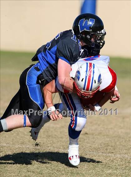 Thumbnail 2 in Faith Baptist @ Windward (CIF SS D1 8-Man Playoffs) photogallery.