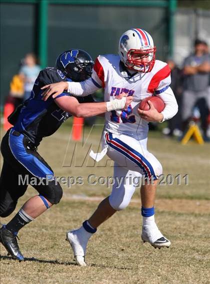 Thumbnail 2 in Faith Baptist @ Windward (CIF SS D1 8-Man Playoffs) photogallery.