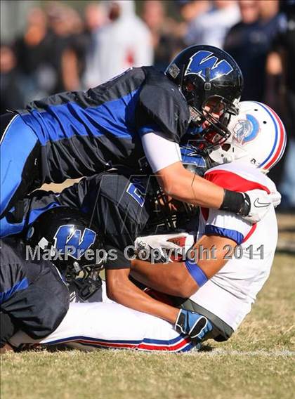 Thumbnail 2 in Faith Baptist @ Windward (CIF SS D1 8-Man Playoffs) photogallery.