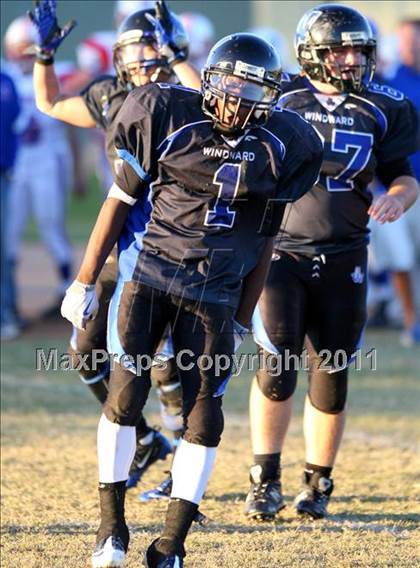 Thumbnail 3 in Faith Baptist @ Windward (CIF SS D1 8-Man Playoffs) photogallery.
