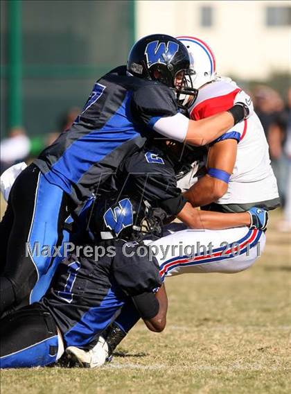 Thumbnail 3 in Faith Baptist @ Windward (CIF SS D1 8-Man Playoffs) photogallery.