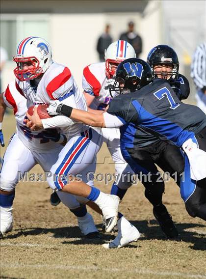 Thumbnail 2 in Faith Baptist @ Windward (CIF SS D1 8-Man Playoffs) photogallery.
