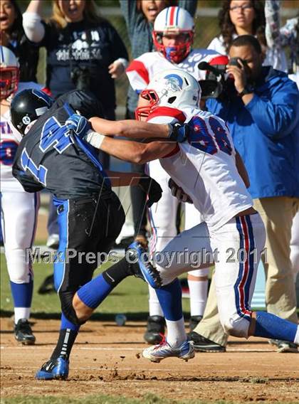 Thumbnail 3 in Faith Baptist @ Windward (CIF SS D1 8-Man Playoffs) photogallery.