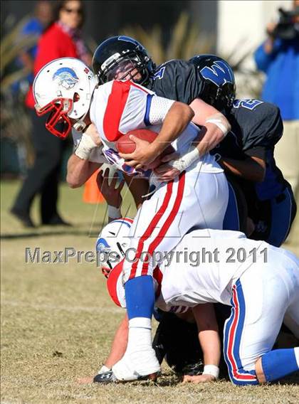 Thumbnail 3 in Faith Baptist @ Windward (CIF SS D1 8-Man Playoffs) photogallery.