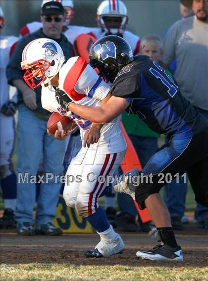 Thumbnail 1 in Faith Baptist @ Windward (CIF SS D1 8-Man Playoffs) photogallery.