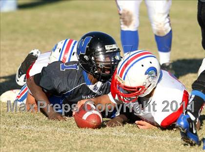 Thumbnail 3 in Faith Baptist @ Windward (CIF SS D1 8-Man Playoffs) photogallery.