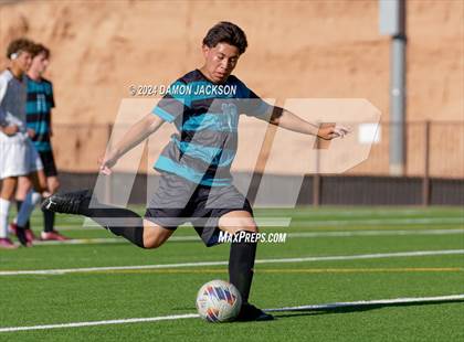 Thumbnail 2 in Somerset Sky Pointe vs Virgin Valley (JV Team Bulldog Invitational) photogallery.