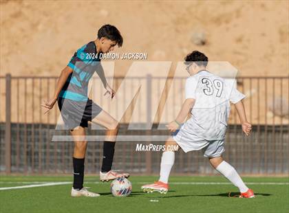 Thumbnail 2 in Somerset Sky Pointe vs Virgin Valley (JV Team Bulldog Invitational) photogallery.