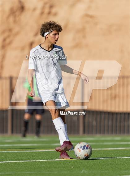 Thumbnail 2 in Somerset Sky Pointe vs Virgin Valley (JV Team Bulldog Invitational) photogallery.