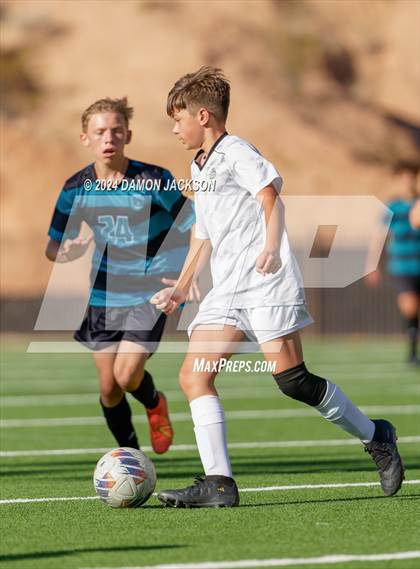 Thumbnail 2 in Somerset Sky Pointe vs Virgin Valley (JV Team Bulldog Invitational) photogallery.
