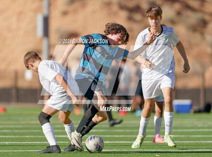 Thumbnail 3 in Somerset Sky Pointe vs Virgin Valley (JV Team Bulldog Invitational) photogallery.