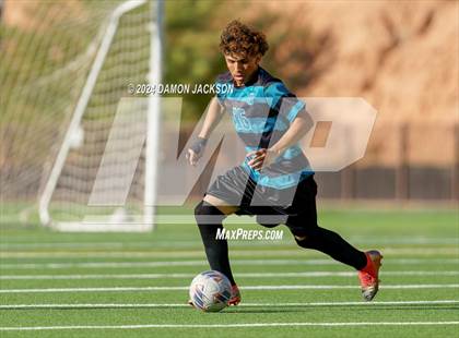 Thumbnail 3 in Somerset Sky Pointe vs Virgin Valley (JV Team Bulldog Invitational) photogallery.