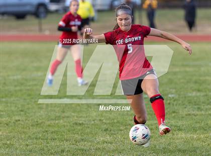 Thumbnail 3 in Coe-Brown Academy vs. Souhegan (NHIAA D2 First Round) photogallery.