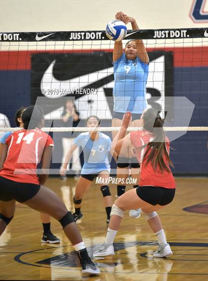 Thumbnail 2 in Cathedral Catholic vs. St. Lucy's (Durango Fall Classic) photogallery.