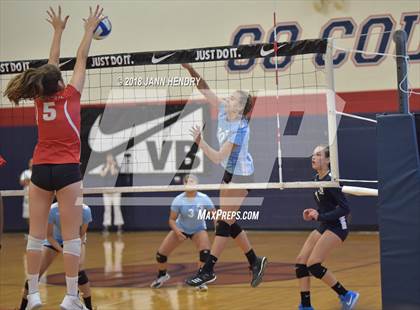 Thumbnail 3 in Cathedral Catholic vs. St. Lucy's (Durango Fall Classic) photogallery.