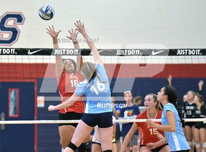 Thumbnail 1 in Cathedral Catholic vs. St. Lucy's (Durango Fall Classic) photogallery.