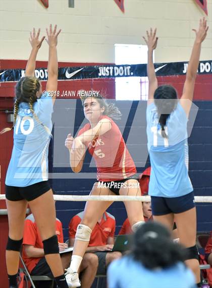 Thumbnail 1 in Cathedral Catholic vs. St. Lucy's (Durango Fall Classic) photogallery.