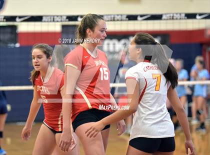 Thumbnail 2 in Cathedral Catholic vs. St. Lucy's (Durango Fall Classic) photogallery.