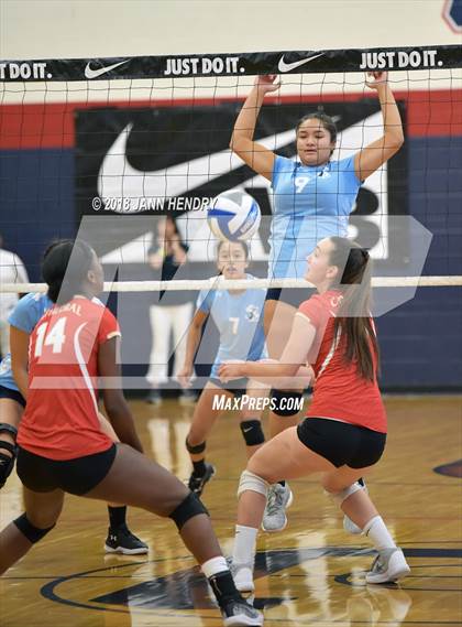 Thumbnail 3 in Cathedral Catholic vs. St. Lucy's (Durango Fall Classic) photogallery.