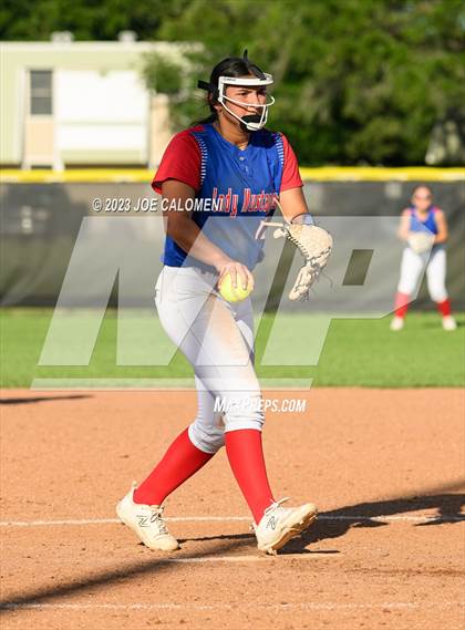 Thumbnail 2 in Nixon-Smiley vs Industrial (UIL 3A Bi District) photogallery.