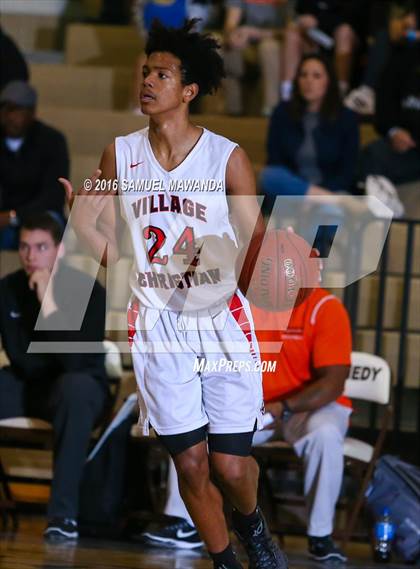 Thumbnail 2 in Village Christian vs Wasatch Academy (SFV Invitational) photogallery.