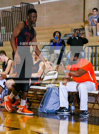 Thumbnail 2 in Village Christian vs Wasatch Academy (SFV Invitational) photogallery.