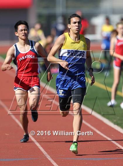 Thumbnail 2 in Santa Clara vs Saratoga (Dual Track Meet) photogallery.