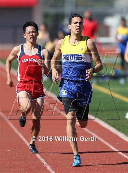 Thumbnail 3 in Santa Clara vs Saratoga (Dual Track Meet) photogallery.