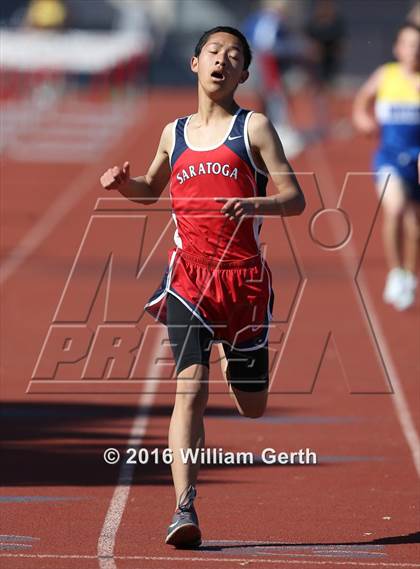 Thumbnail 3 in Santa Clara vs Saratoga (Dual Track Meet) photogallery.