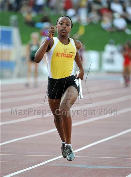 Thumbnail 3 in CIF State Championships (Girls 4x100 Relay - Preliminaries) photogallery.