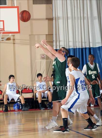 Thumbnail 2 in JV: Grove vs Central (MaxPreps Holiday Classic) photogallery.