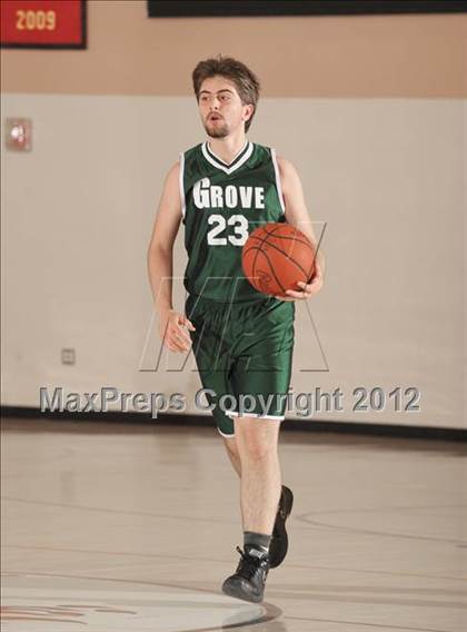 Thumbnail 3 in JV: Grove vs Central (MaxPreps Holiday Classic) photogallery.