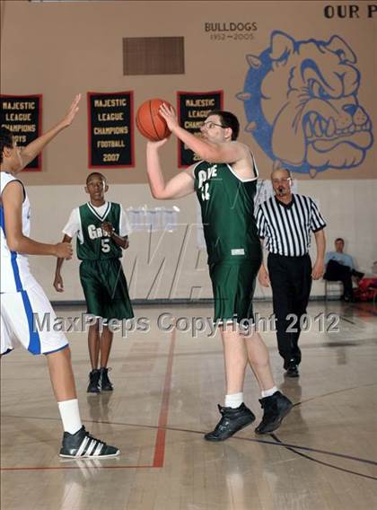 Thumbnail 3 in JV: Grove vs Central (MaxPreps Holiday Classic) photogallery.