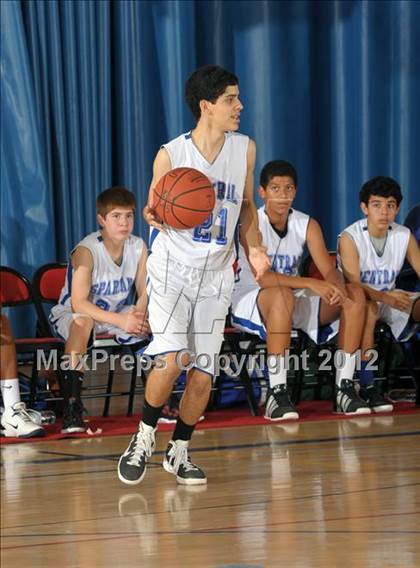 Thumbnail 1 in JV: Grove vs Central (MaxPreps Holiday Classic) photogallery.