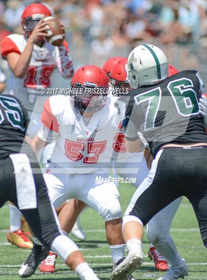 Thumbnail 1 in Coronado vs Imperial SDFNL (Kickoff Classic) photogallery.