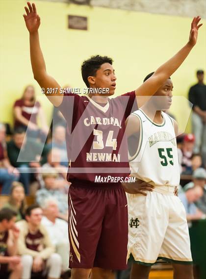 Thumbnail 2 in Cardinal Newman @ Moreau Catholic (CIF NorCal D2 Regional Semifinal) photogallery.