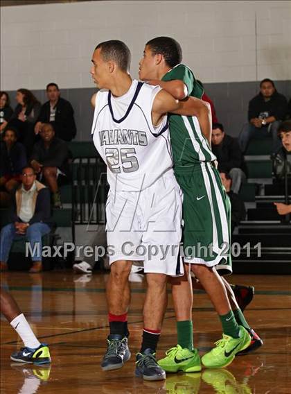 Thumbnail 1 in St. Genevieve vs. St. Monica (Tip-Off Classic) photogallery.