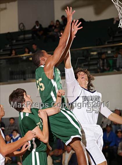 Thumbnail 2 in St. Genevieve vs. St. Monica (Tip-Off Classic) photogallery.