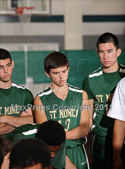 Thumbnail 1 in St. Genevieve vs. St. Monica (Tip-Off Classic) photogallery.